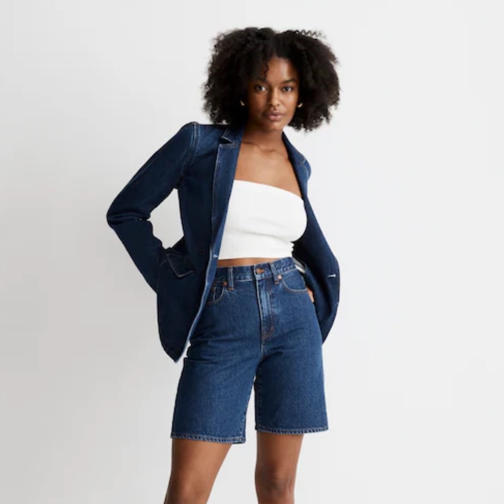 Madewell denim blazer